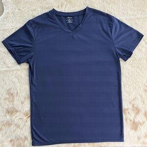 Ed Hardy Striped V Neck T-Shirt